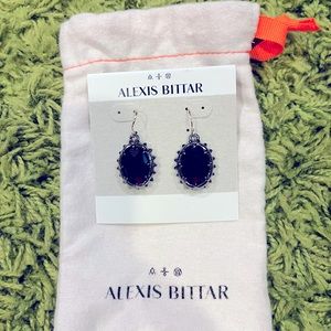 Alexis Bittar Purple Faux Amethyst Earrings